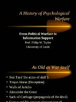 11 Cases of Psychological Warfare Throughout History