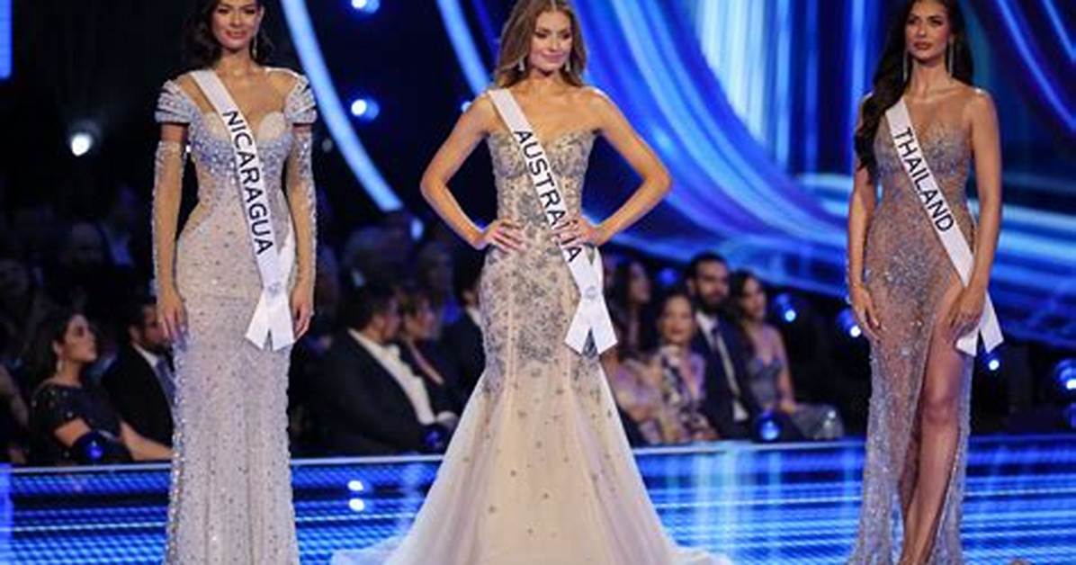 2023 Miss Universe Top 3 Finalists Shine in Embellished Gowns