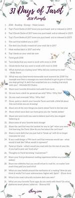 31 Days of Tarot 2018 & Tarot Readers Academy Major Arcana Exploration -
