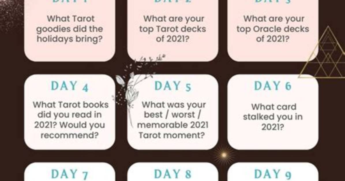 31 Days of Tarot Video Challenge -