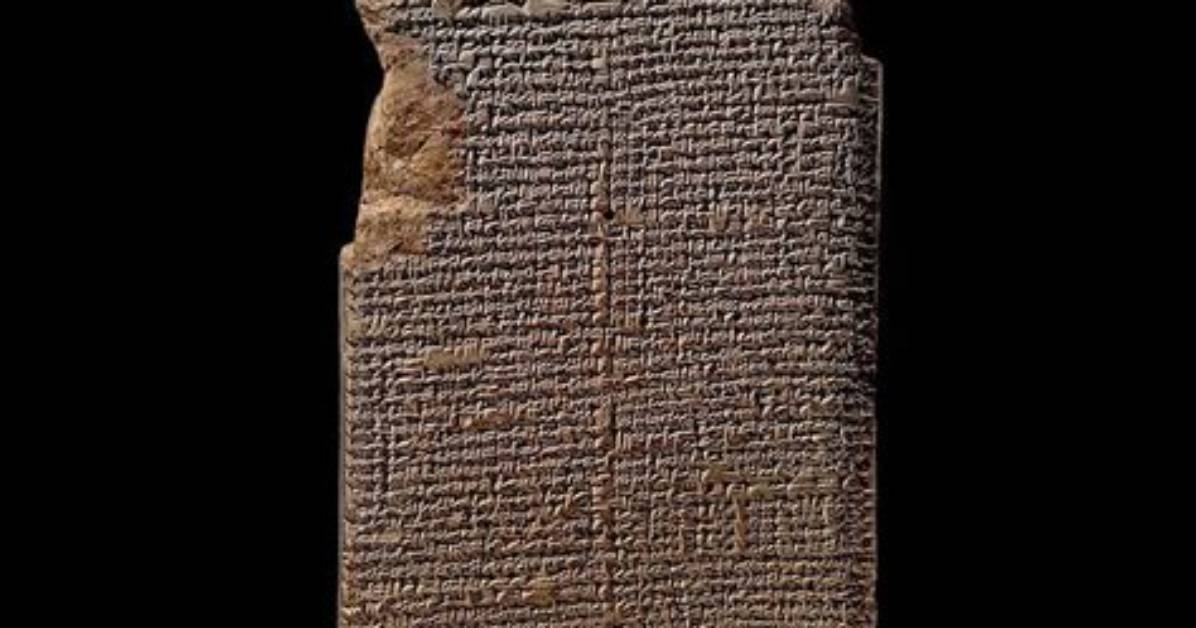 4,000-Year-Old Babylonian Tablet Have Similar Mythological Patterns with the Old Testament Τale of Noah!