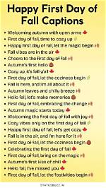 40 "First Day of Fall" Captions to Spice up Your Instagram