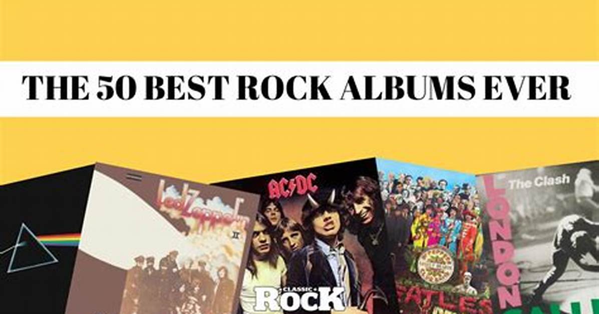 5 Highest-Selling Rock Albums of All Time, Ranked
