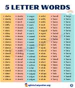 5 Letter Words Starting with Fo