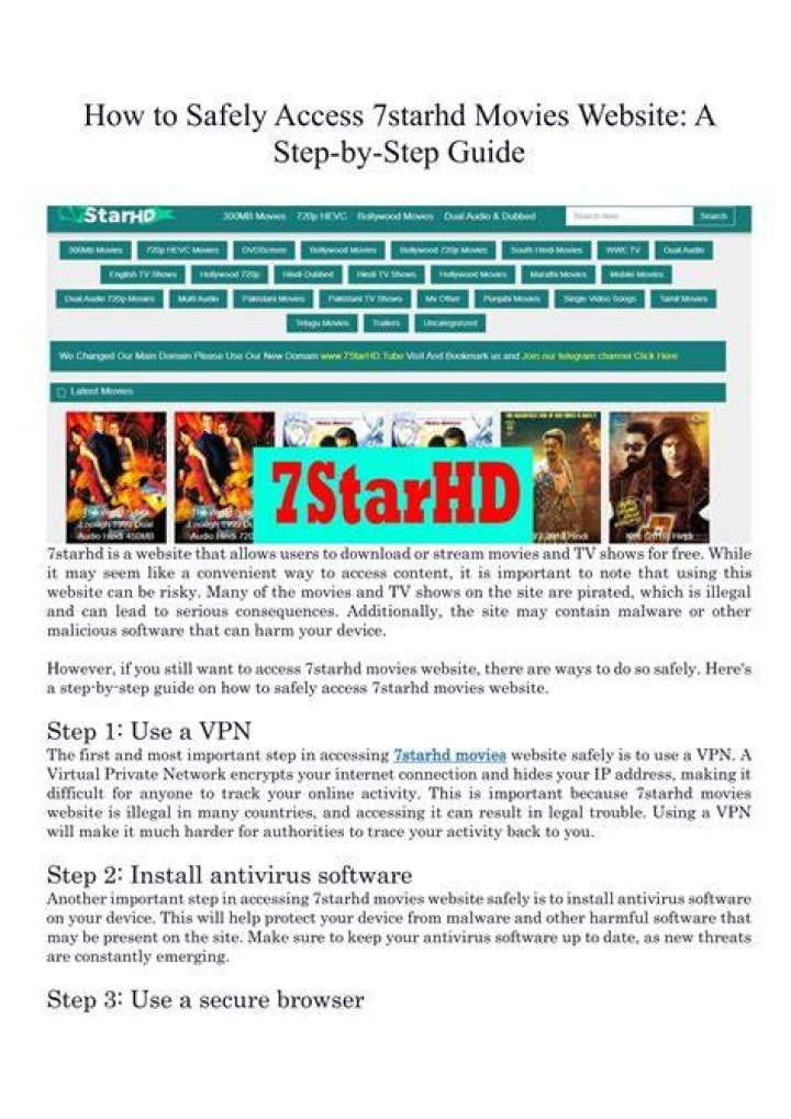7StarHD: Watch Latest Movies & Shows (But Beware!) - [Your Guide]