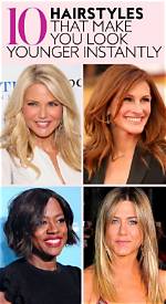 9 Celebrity Hairstyles That Make You Look Younger| First for Women