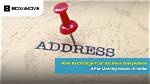 Address After Moving to Care Home