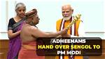 Adheenams Hand over Sengol to Pm Modi Amidst Opposition Outcry