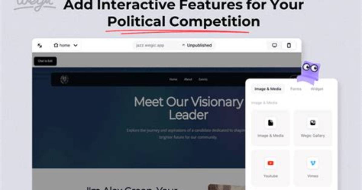 Ai Political Campaign Website Builder to Make Political Website Design