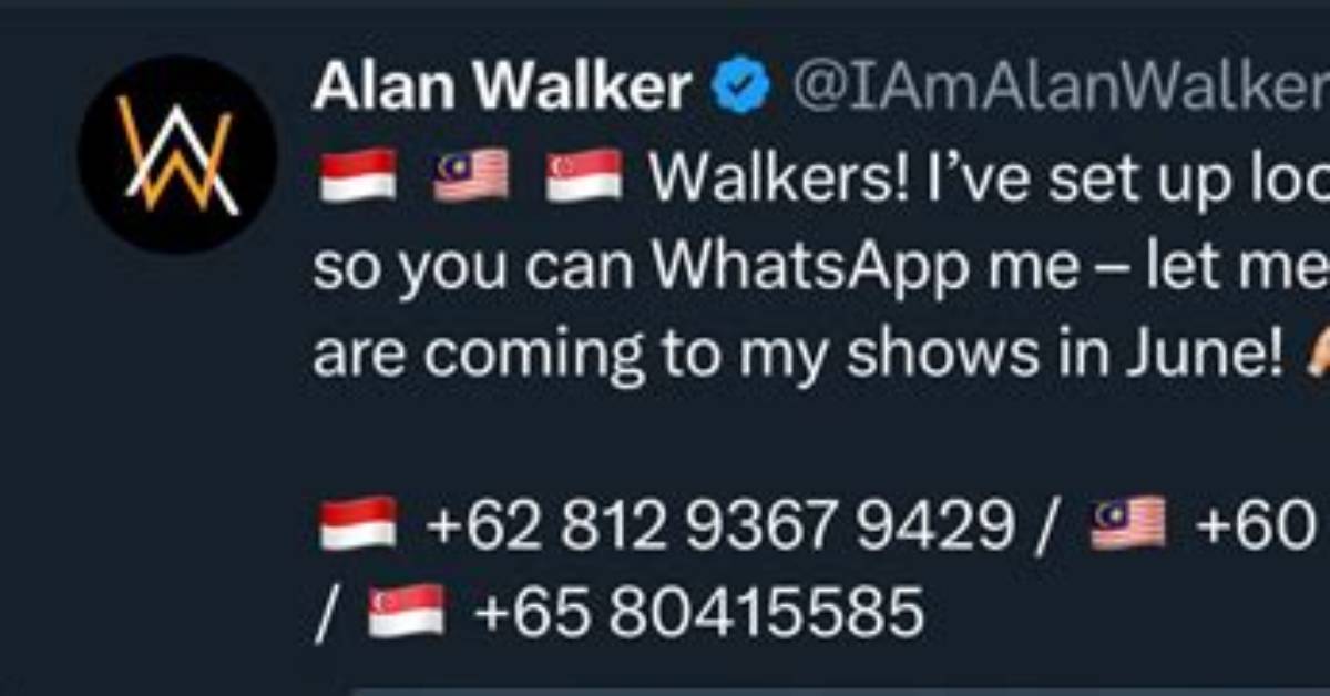 Alan Walker Phone Number, Whatsapp Number Contact Number Mobile