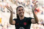 Alex Morgan Wears Workout Shirt for Weight-Training Routine