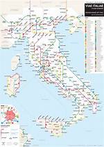 All the Roman Roads of Italy, Visualized as a Modern Subway Map