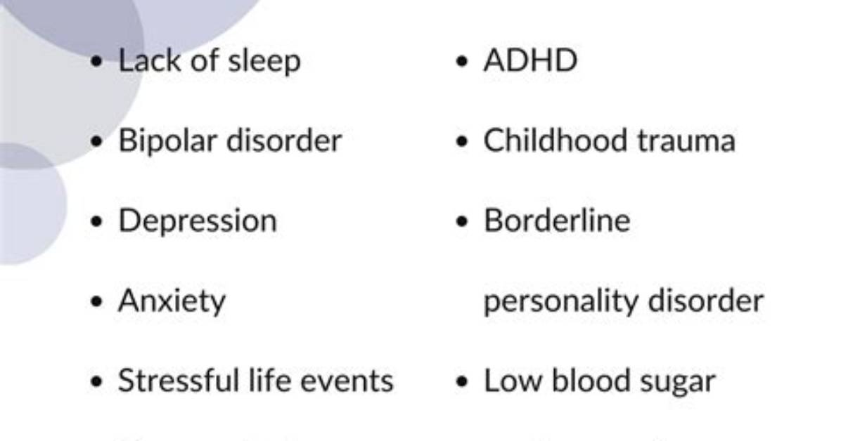 Anxiety and Mood Swings