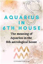 Aquarius Sun in the 2Nd House — Truly Divine