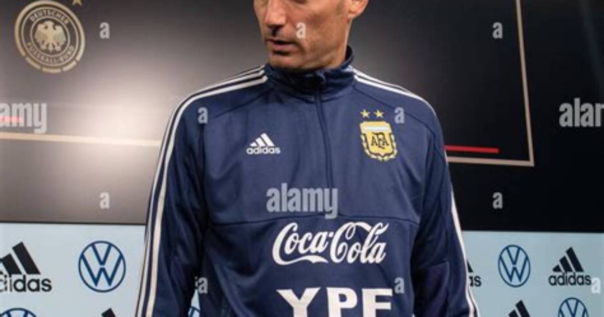 Argentina National Team Coach Lionel Scaloni Press Conference Before World Cup Final