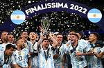 Argentina Team Arriving for Finalissima Vs. Italy, Lionel Messi, Ángel Di María