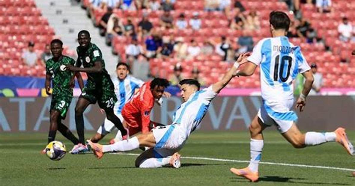 Argentina U20 Eliminated Vs. Nigeria in Round of 16 at the U20 World Cup