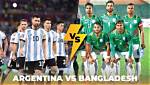 Argentina Vs. Bangladesh Friendly Match in June, New Details
