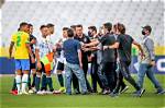 Argentina Vs. Brazil Suspended, Health Officials Storm Pitch