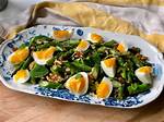 Asparagus and Egg Salad with Walnuts and Mint