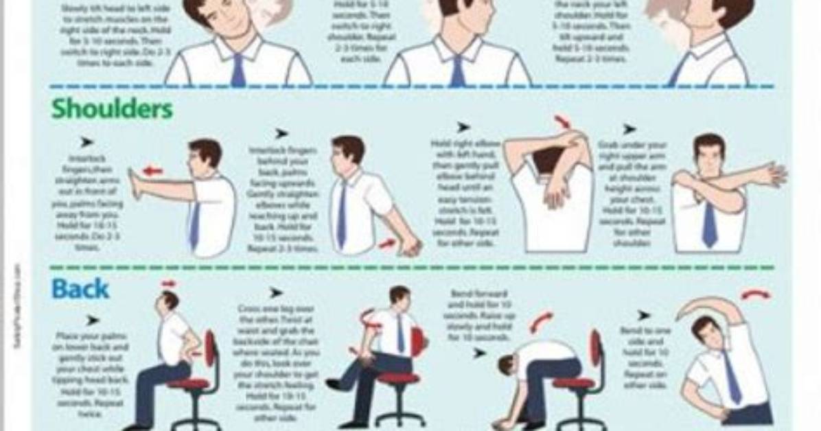 At-Work Stretches: Deskercise to Loosen Up