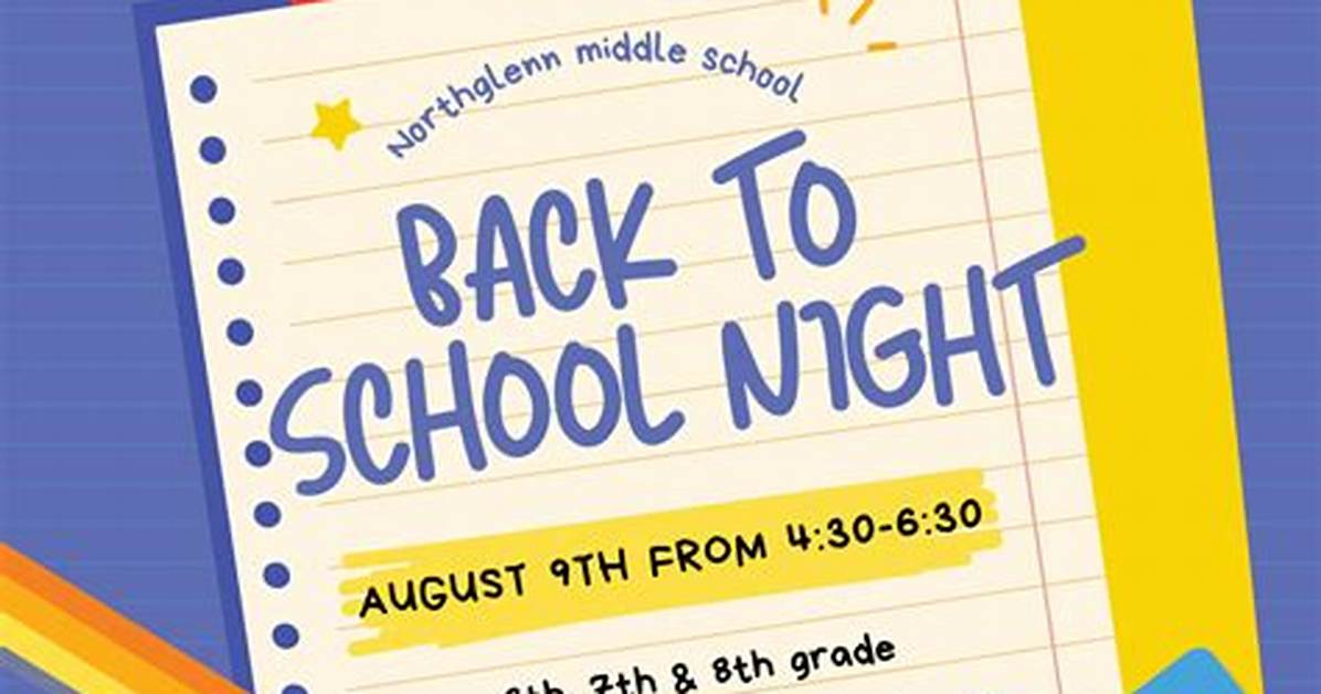 Back to School Night Guide for Northern Anne Arundel County