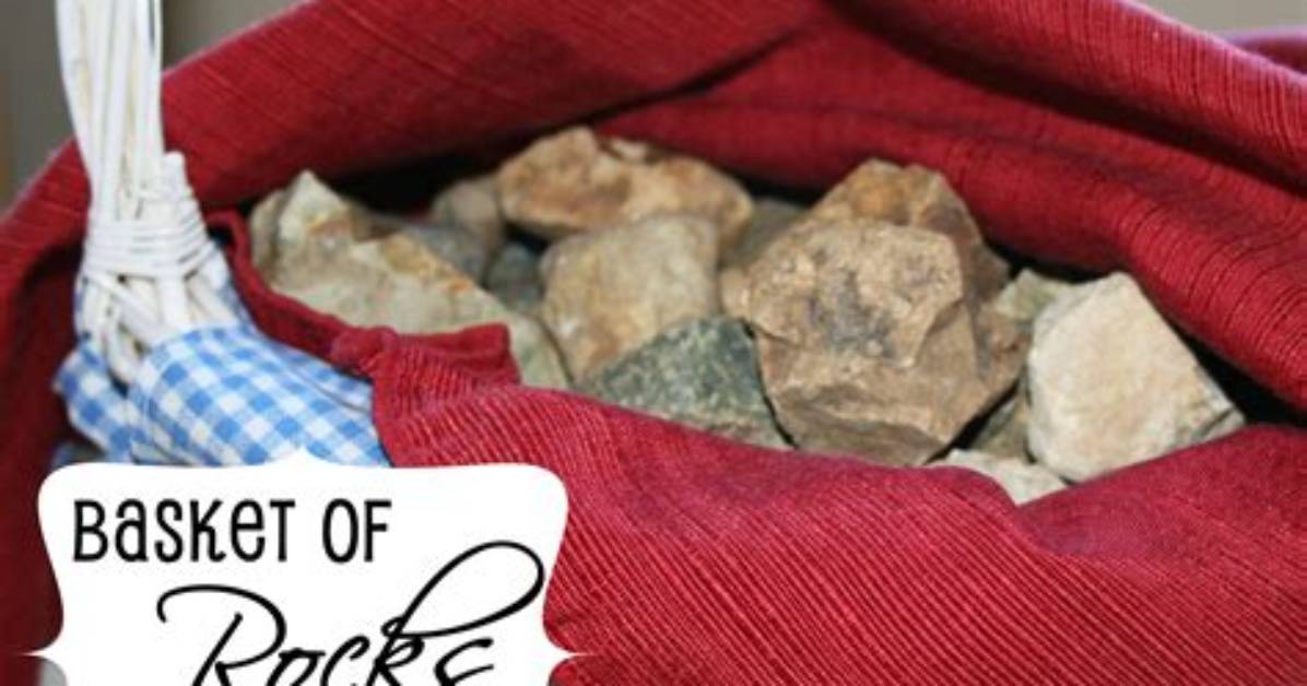 Basket of Rocks Easter Tradition