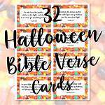 Bible Verse Stickers for Halloween Candy