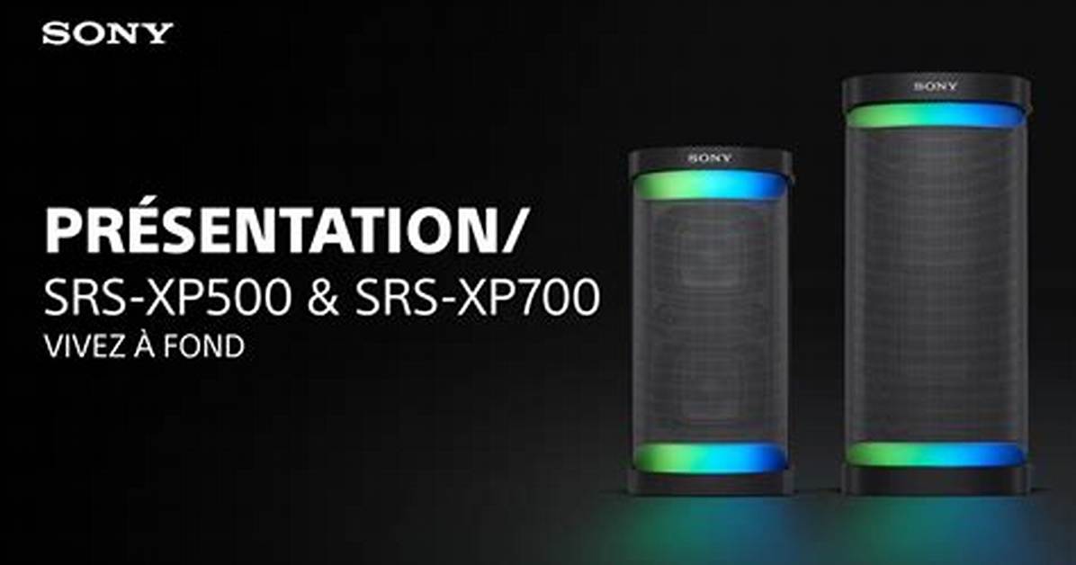Bon Plan Cultura: L’enceinte Sono Xp500 Sony À 379,99 €!