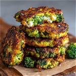 Broccoli Parmesan Fritters