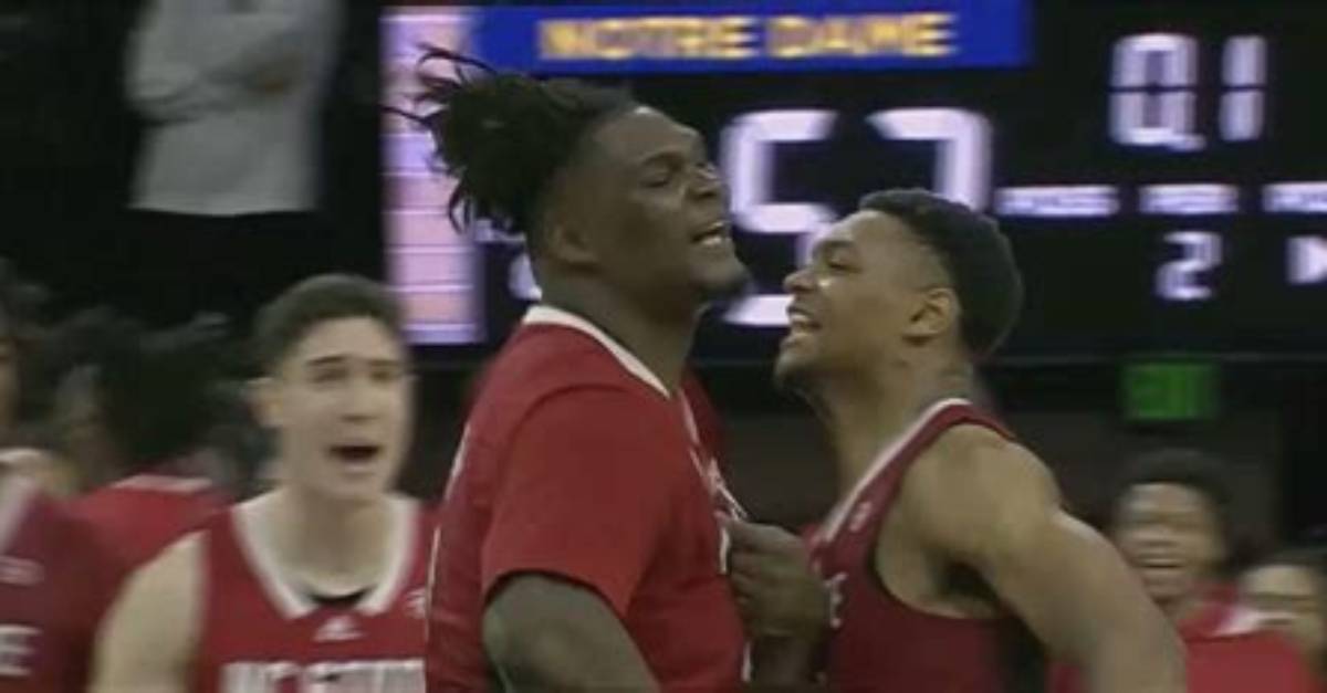 Burns Hits Game-Winner as Nc State Rallies Past Notre Dame 54-52