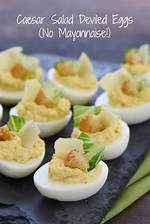 Caesar Salad Deviled Eggs
