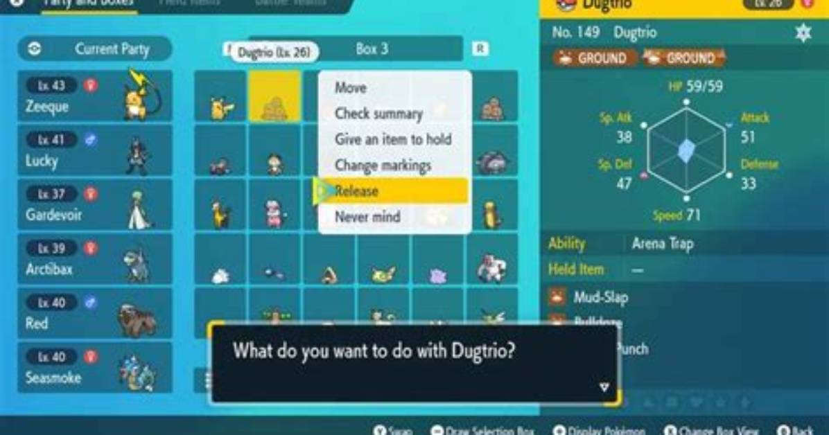 Can You Bulk Release Pokemon in Pokemon Scarlet and Violet? - Answered
