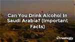 Can You Drink Alcohol at the Saudi Arabian Gp in F1?