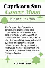 Capricorn Sun with Capricorn Moon and Cancer Rising — Truly Divine