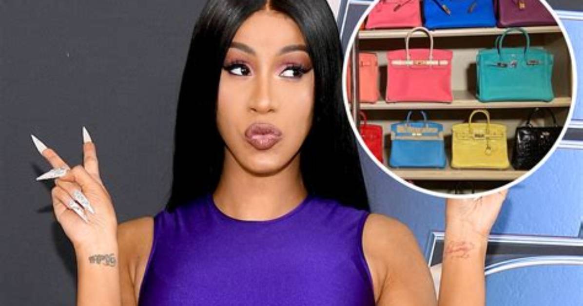 Cardi B Shows off Massive Collection of Hermès Birkin Bags