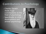 Charles Darwin Contribution to Psychology