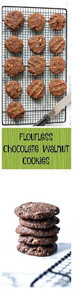 Chocolate Walnut Cookies + More Flourless Desserts