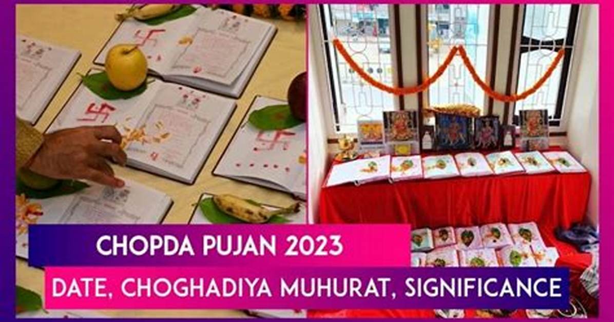 Chopda Pujan 2023: Date, Time, Rituals and Significance