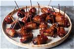 Cider Glazed Bacon-Wrapped Dates