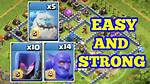 Clash of Clans Hybrid Attack Strategy in Town Hall 11