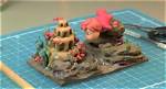 Crafting an 'Underwater' Clay Ponyo Diorama