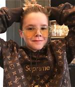 Cruz Beckham Selling Used Louis Vuitton/Supreme Hoodie for $150K