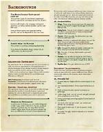 D&D 5E - Missing Backgrounds