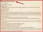 D&D 5E - Private Sanctum Question