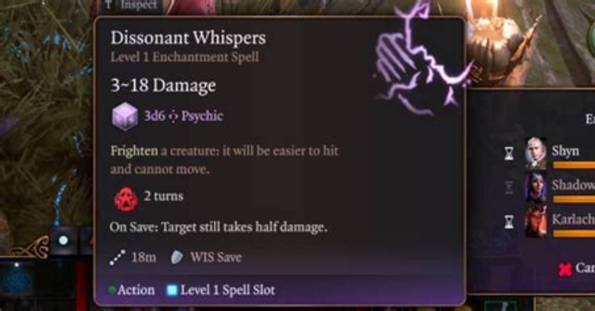 D&D 5E - Rules Question - Dissonant Whispers Movement with Warcaster on Oa
