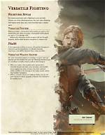 D&D 5E - Versatile Fighting Style