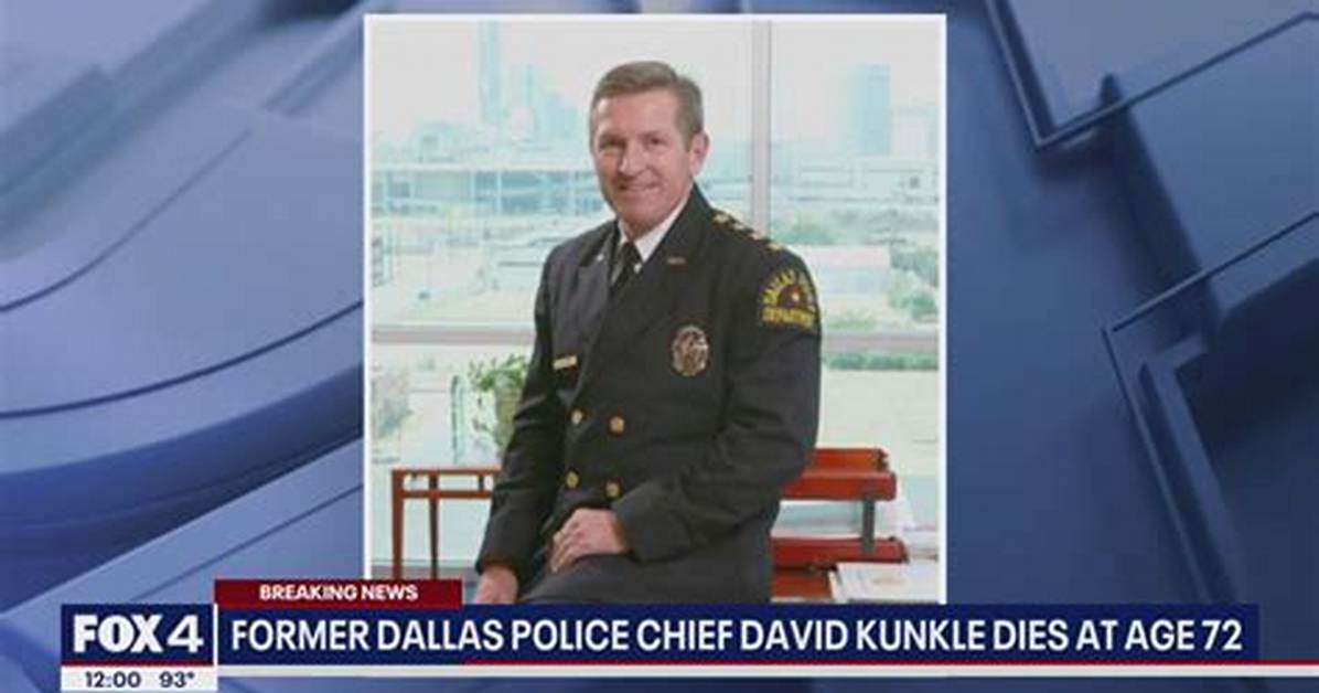 David Kunkle Obituary – Death: Former Dallas Police Chief, David Kunkle Died of Lewy Body Dementia