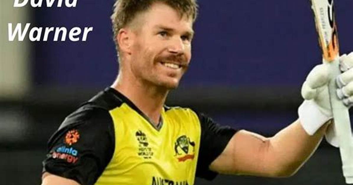 David Warner Net Worth 2023, Ipl Salary, Daughter Name, and Personal Biography