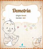 Demetria Meaning in English, Demetria Baby Name Origin Gender Meaning Pronunciation